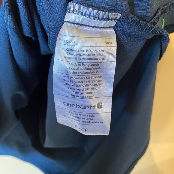 Carhartt 2x blue scrub blouse…. - Picture 7 of 11